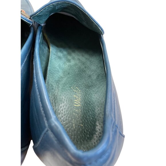 Todd Welsch Mens Blue Slip-On Faux Leather Loafers Size 12D main image 8